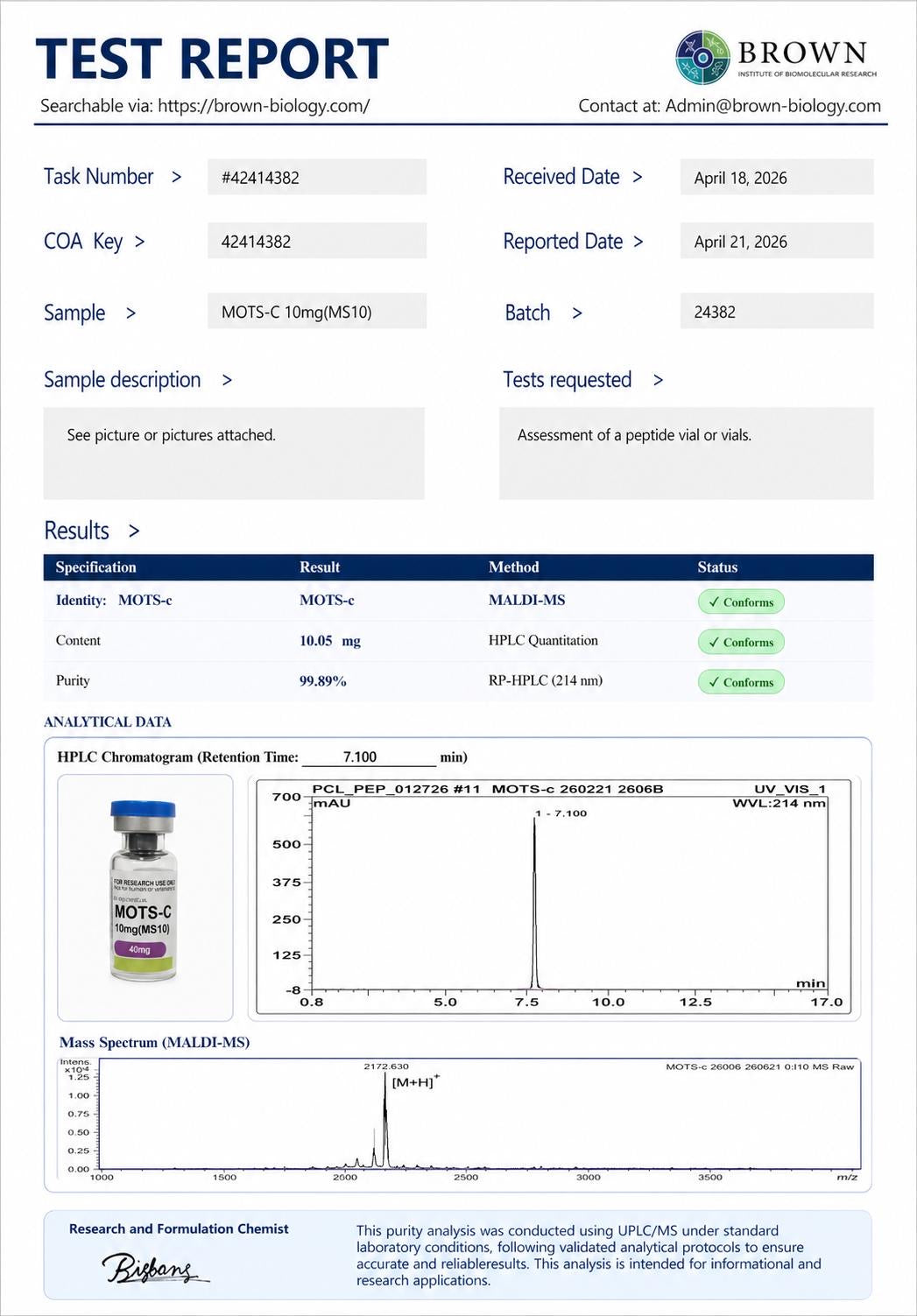 MOTS-C (10mg) - Image 2