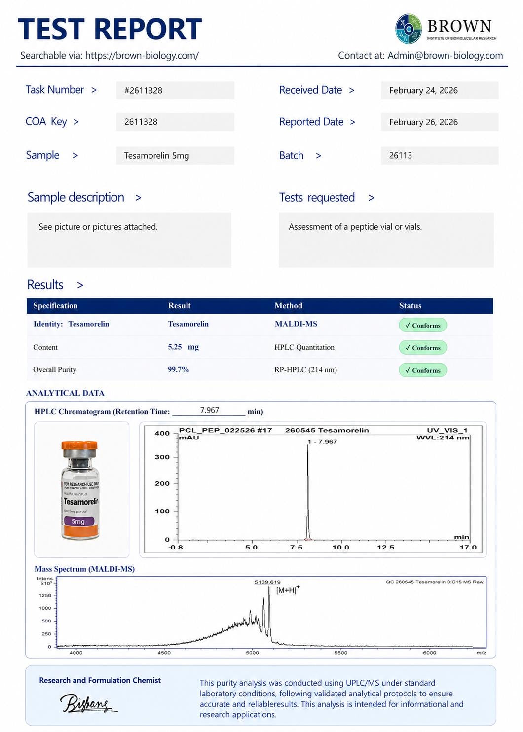 Tesamorelin (5mg) - Image 2